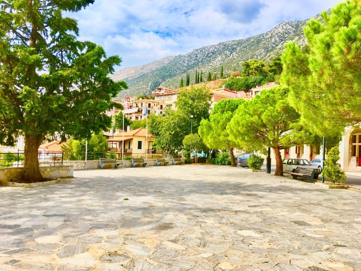 Delphi Celebrity V I P The Navel Of The Earth, Center-Delphi-Penthouse Galaxy&Sky Panoramic View, Harmony&Yoga Apartment ภายนอก รูปภาพ