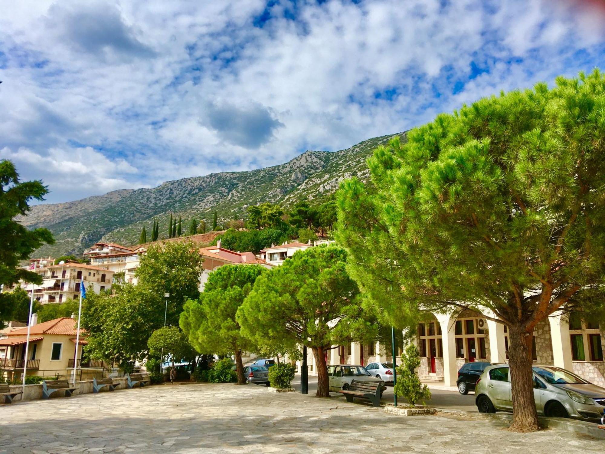 Delphi Celebrity V I P The Navel Of The Earth, Center-Delphi-Penthouse Galaxy&Sky Panoramic View, Harmony&Yoga Apartment ภายนอก รูปภาพ